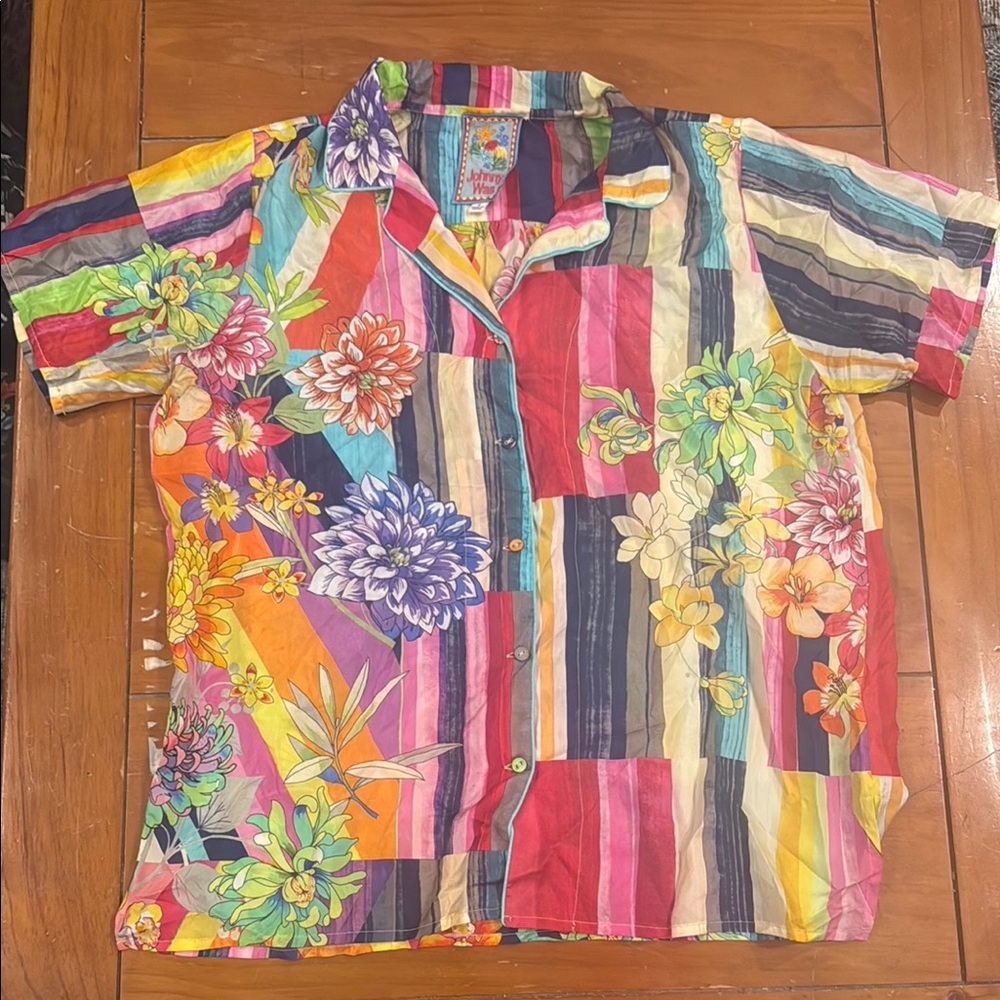 Colorful Floral Women’s Shirt
